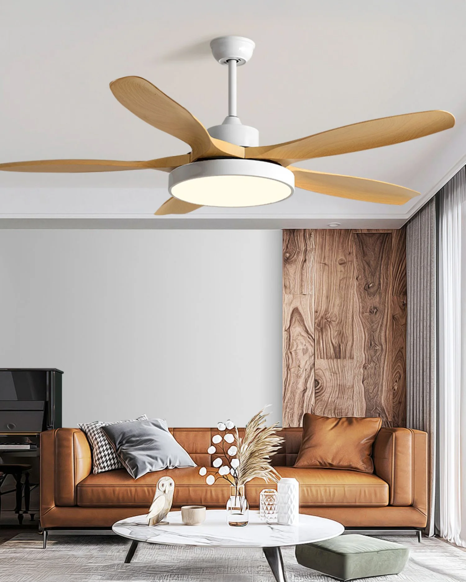 WOMO 5 Blade Ceiling Fan Lamp - WM5245b - Image 20