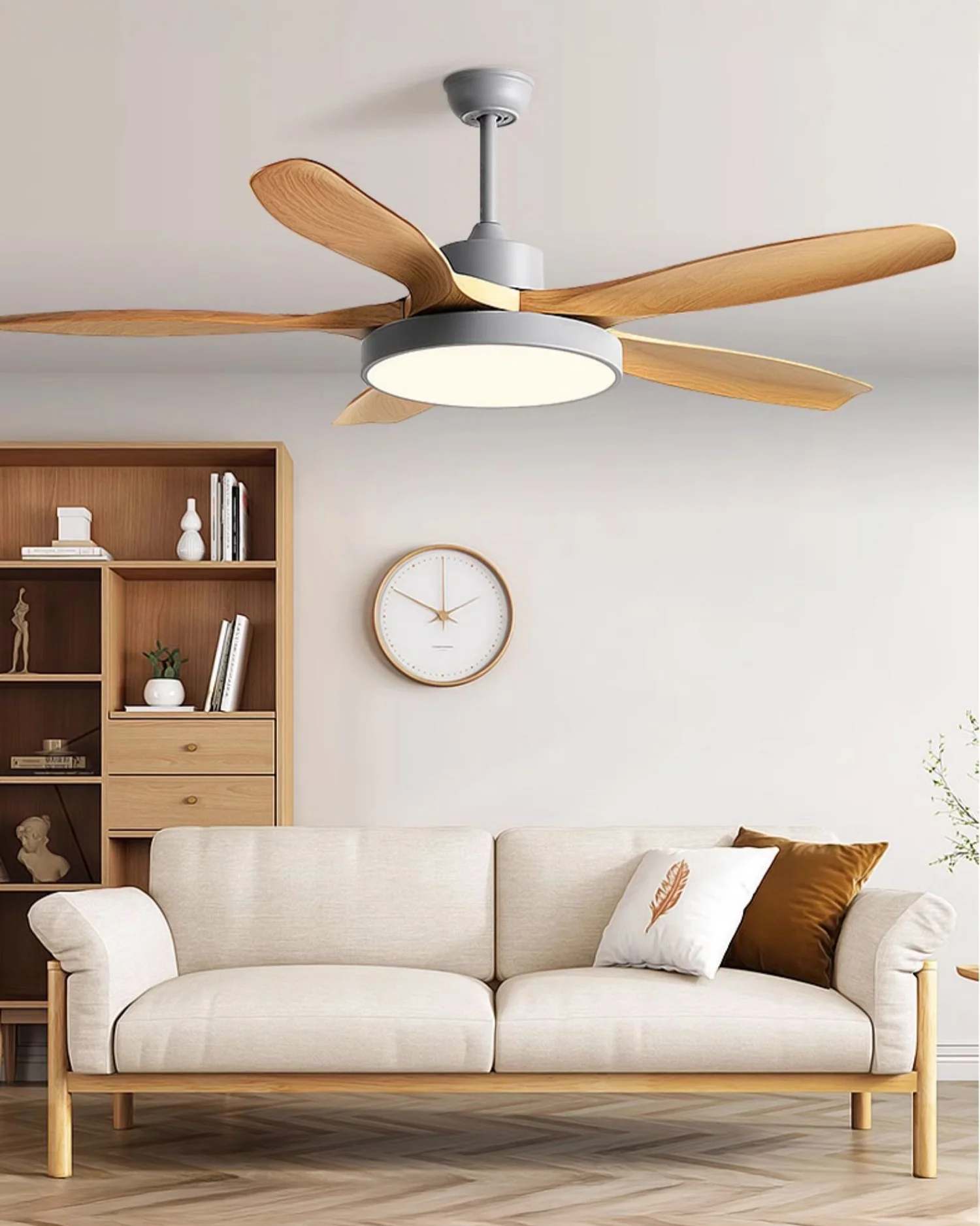 WOMO 5 Blade Ceiling Fan Lamp - WM5245b - Image 25