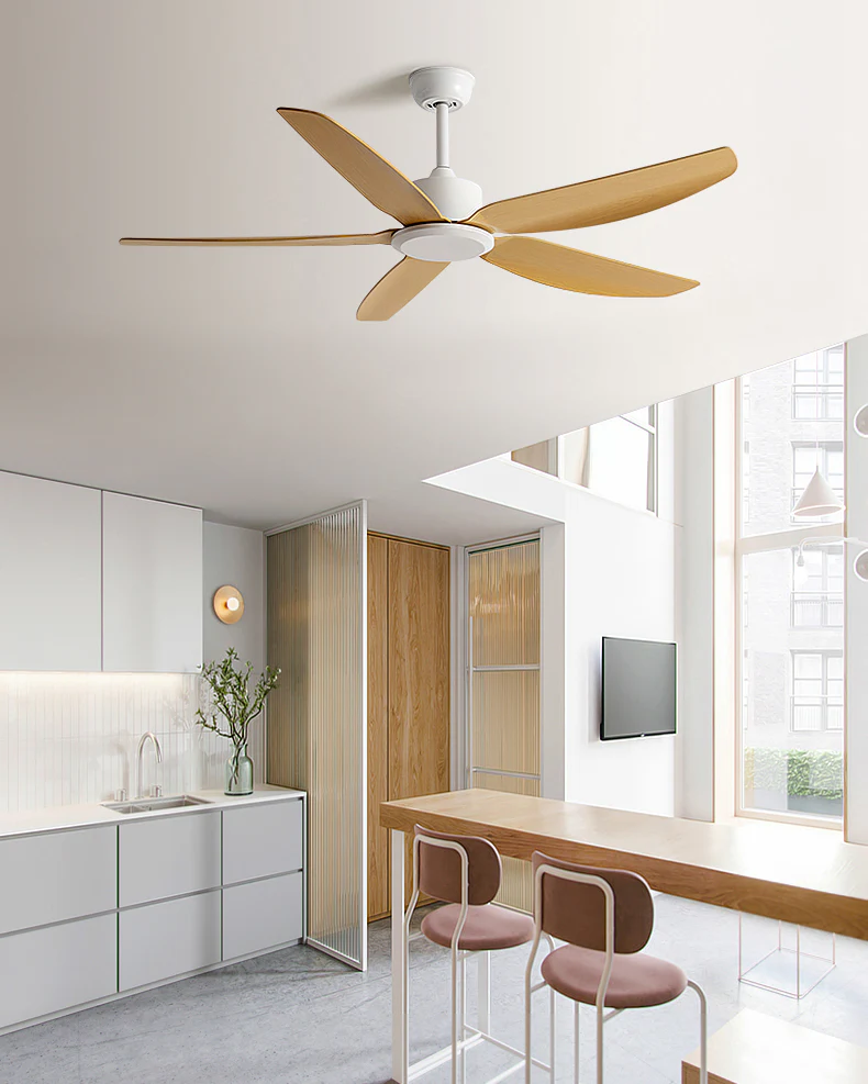 WOMO 5 Blade Low Profile Ceiling Fan - WM5255 - Image 2