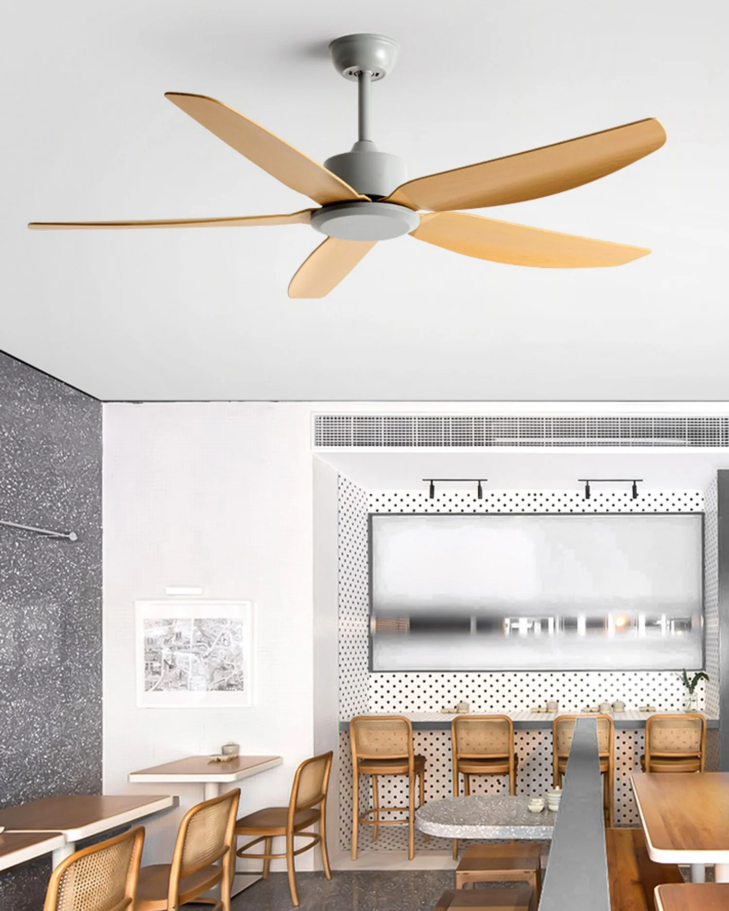 WOMO 5 Blade Low Profile Ceiling Fan - WM5255 - Image 5