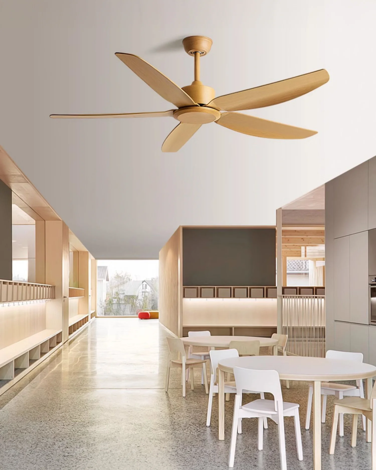 WOMO 5 Blade Low Profile Ceiling Fan - WM5255 - Image 7