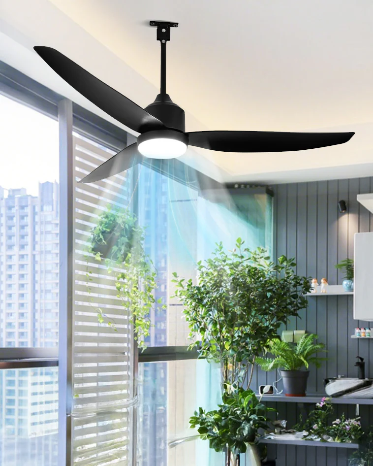 WOMO 52 inch Black Outdoor Ceiling Fan Lamp - WM5285 - Image 15