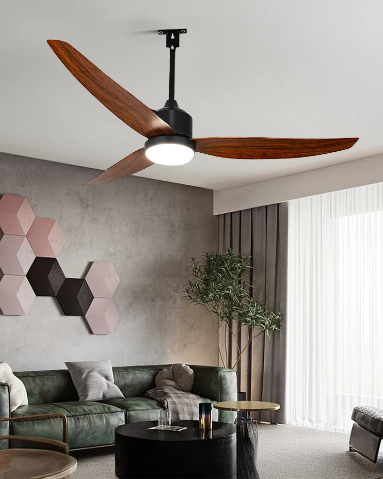 WOMO 52 inch Black Outdoor Ceiling Fan Lamp - WM5285 - Image 16