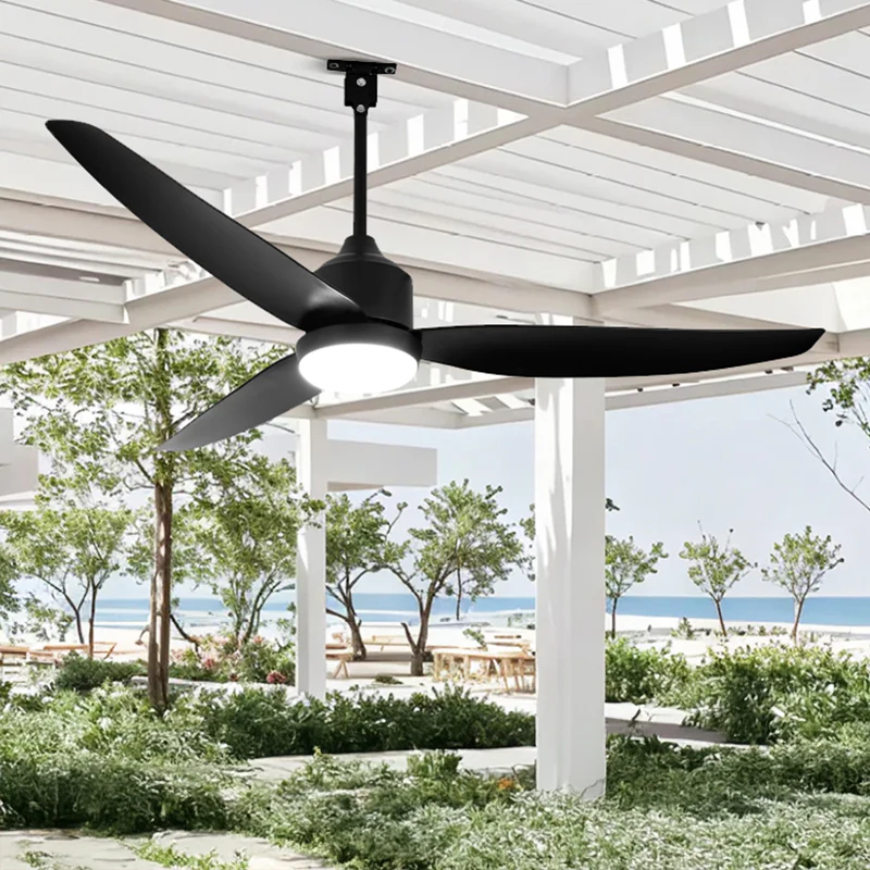 WOMO 52 inch Black Outdoor Ceiling Fan Lamp - WM5285 - Image 7