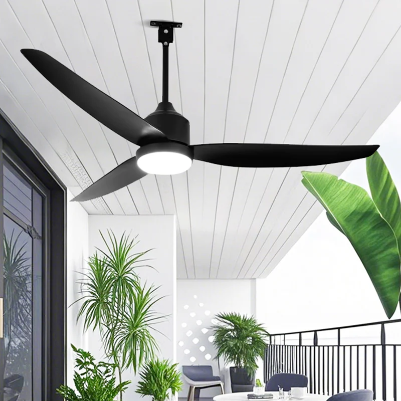 WOMO 52 inch Black Outdoor Ceiling Fan Lamp - WM5285 - Image 9