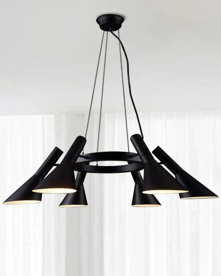 WOMO Adjustable 6 Light Cone Chandelier-WM2510 - Image 5