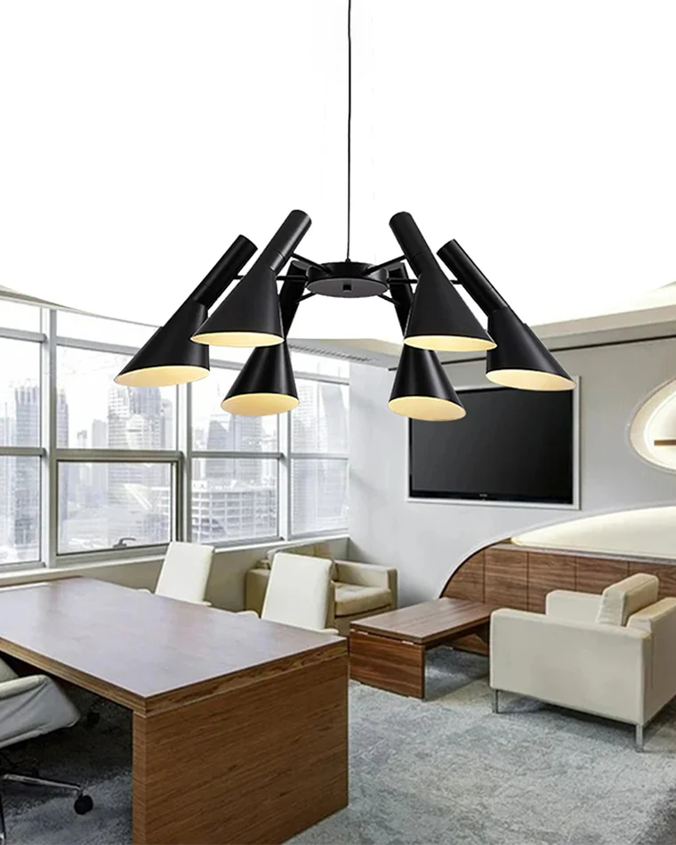 WOMO Adjustable 6 Light Cone Chandelier-WM2510 - Image 6