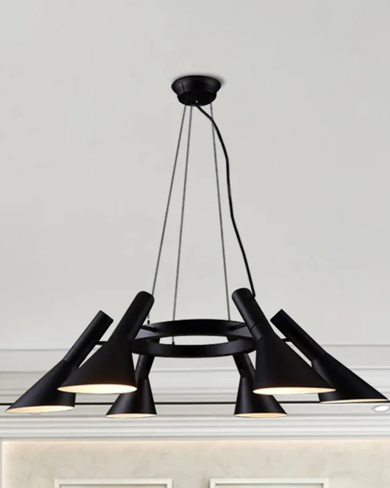 WOMO Adjustable 6 Light Cone Chandelier-WM2510 - Image 8