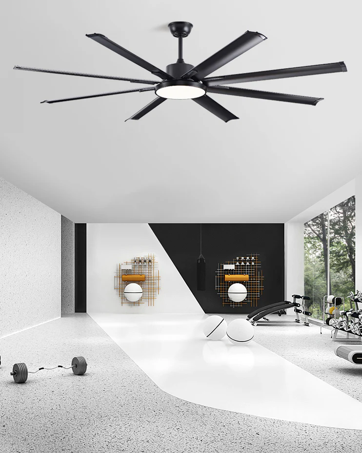 WOMO 8 Blade Big Ceiling Fan Lamp - WM5257 - Image 6
