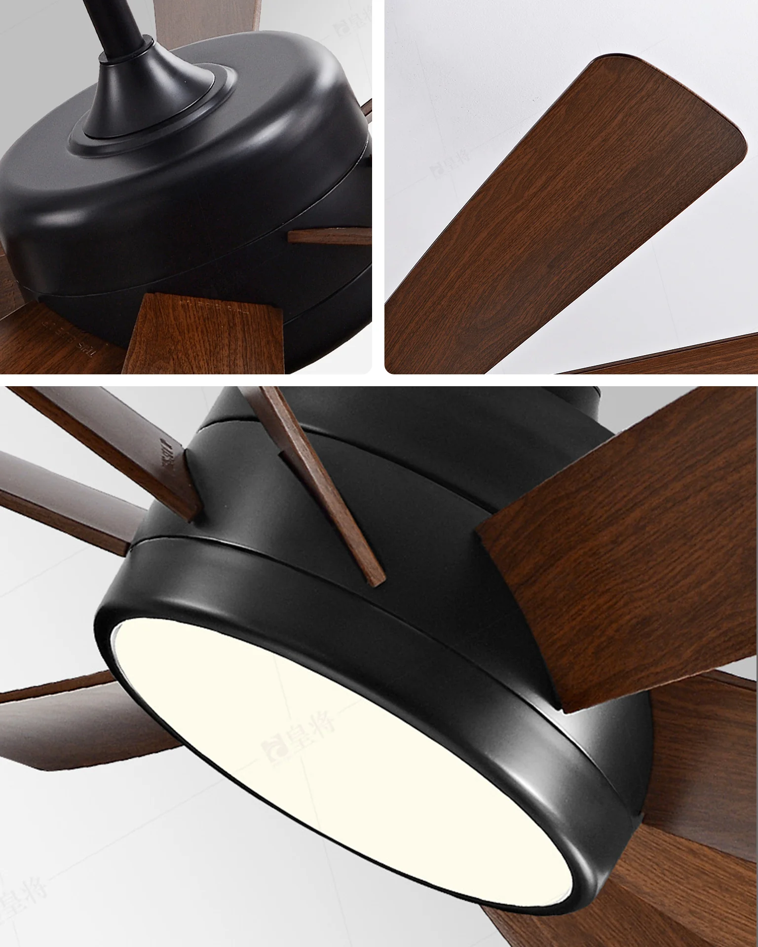 WOMO High CFM Large Ceiling Fan Lamp - WM5283 - Image 4
