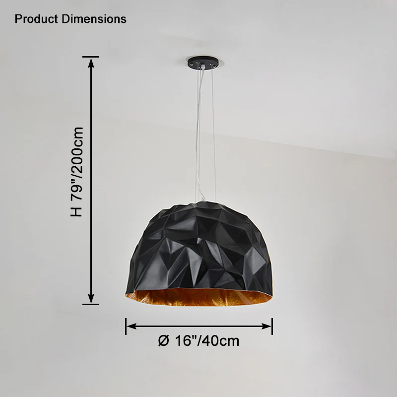 WOMO Abstract Dome Pendant Light-WM2448 - Image 11