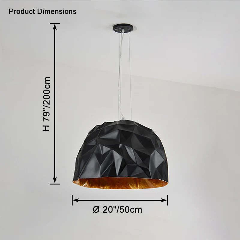 WOMO Abstract Dome Pendant Light-WM2448 - Image 13
