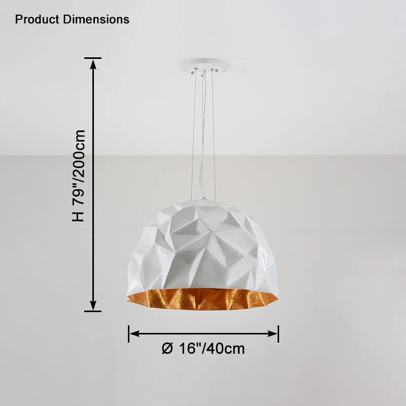 WOMO Abstract Dome Pendant Light-WM2448 - Image 15