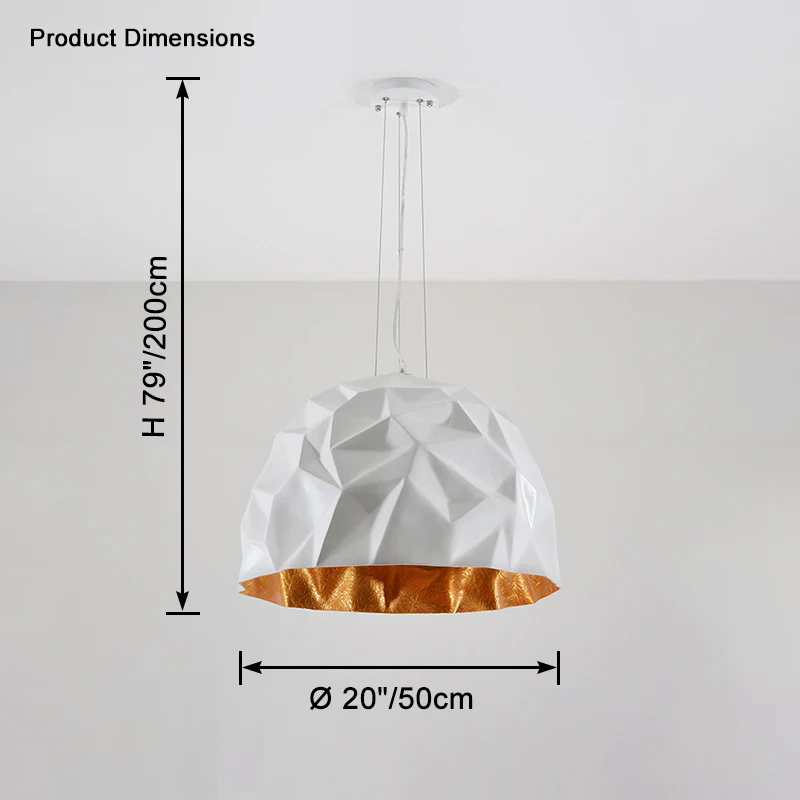 WOMO Abstract Dome Pendant Light-WM2448 - Image 17