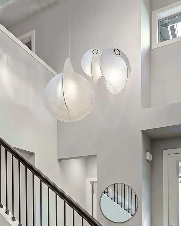 WOMO Abstract Silk Pendant Light-WM2473 - Image 10