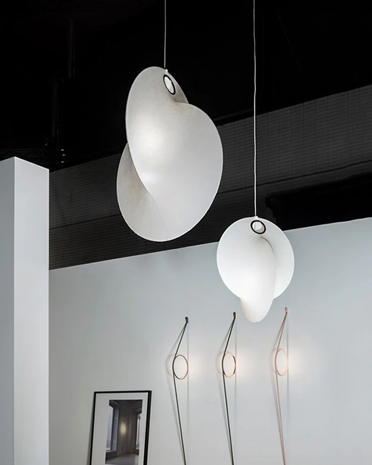 WOMO Abstract Silk Pendant Light-WM2473 - Image 7