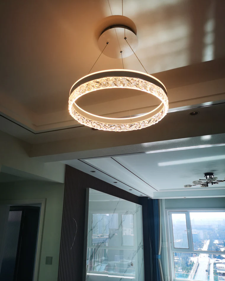 WOMO Acrylic Circular LED Chandelier-WM2171 - Image 24