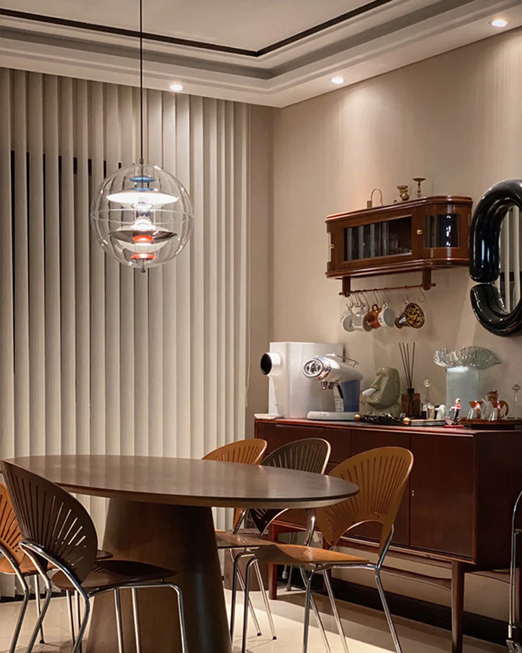 WOMO Acrylic Globe Pendant Light-WM2536 - Image 15