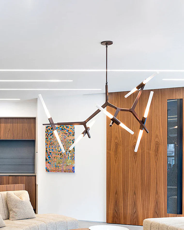 WOMO Adjustable Gold Branch Chandelier-WM2511 - Image 11
