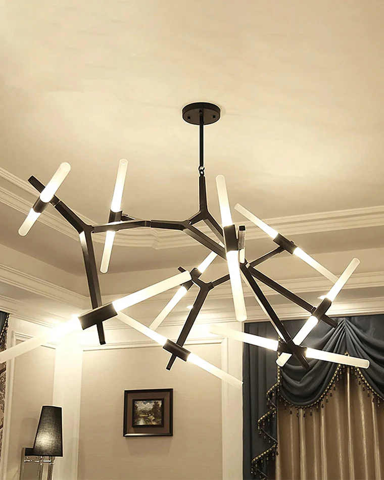 WOMO Adjustable Gold Branch Chandelier-WM2511 - Image 14