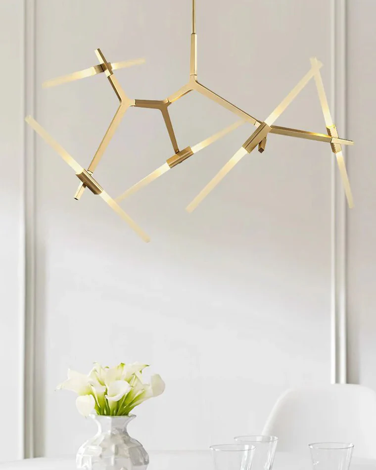 WOMO Adjustable Gold Branch Chandelier-WM2511 - Image 15