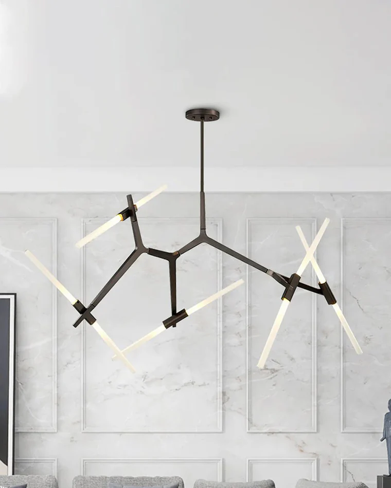 WOMO Adjustable Gold Branch Chandelier-WM2511 - Image 18