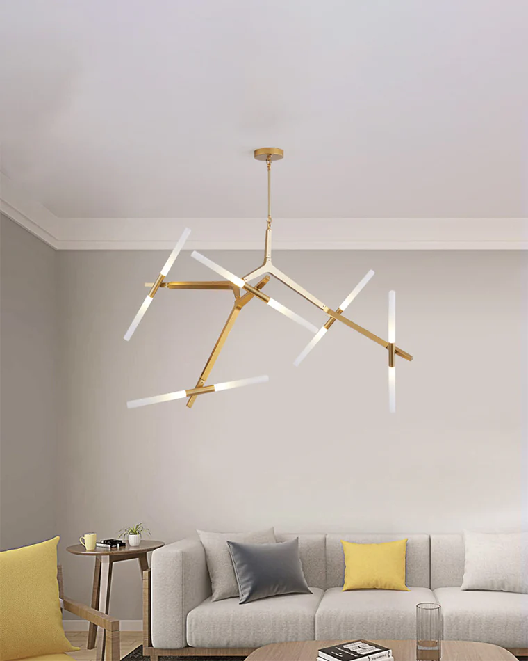 WOMO Adjustable Gold Branch Chandelier-WM2511 - Image 19
