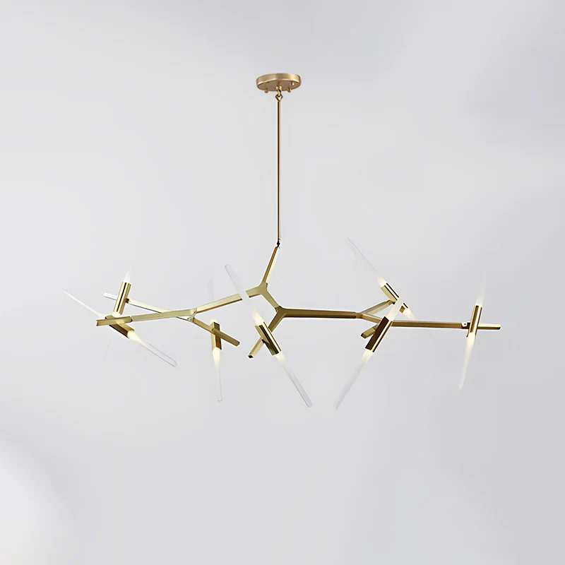 WOMO Adjustable Gold Branch Chandelier-WM2511 - Image 29