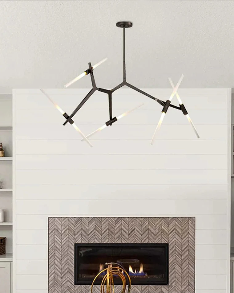 WOMO Adjustable Gold Branch Chandelier-WM2511 - Image 3