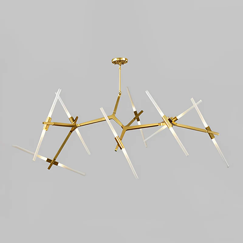 WOMO Adjustable Gold Branch Chandelier-WM2511 - Image 31