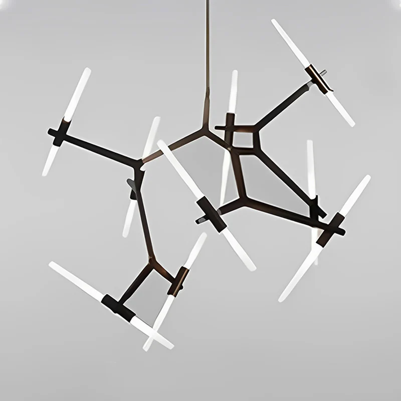WOMO Adjustable Gold Branch Chandelier-WM2511 - Image 49