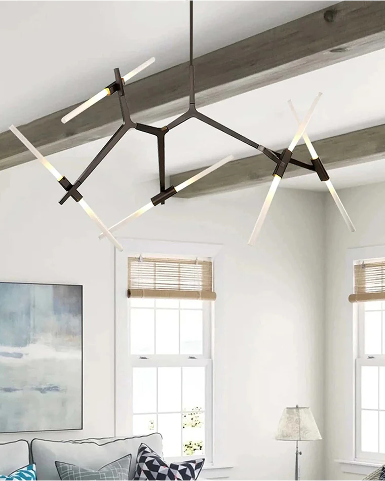 WOMO Adjustable Gold Branch Chandelier-WM2511 - Image 5