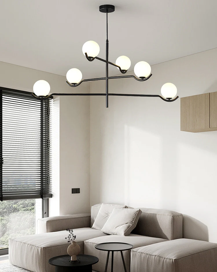 WOMO Adjustable Glass Ball Chandelier-WM2584 - Image 8