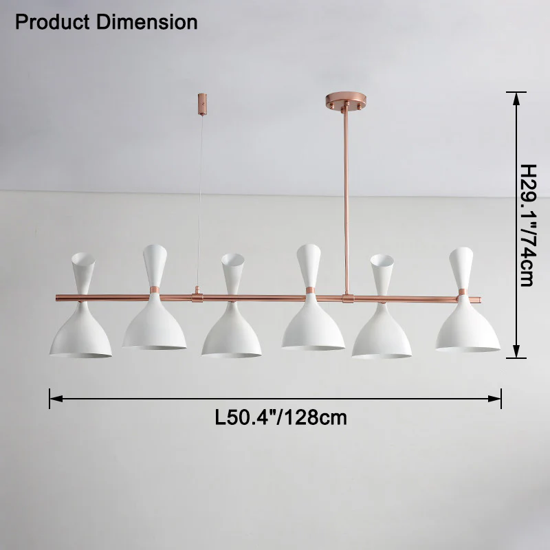 WOMO Adjustable Linear Chandelier-WM2529 - Image 20