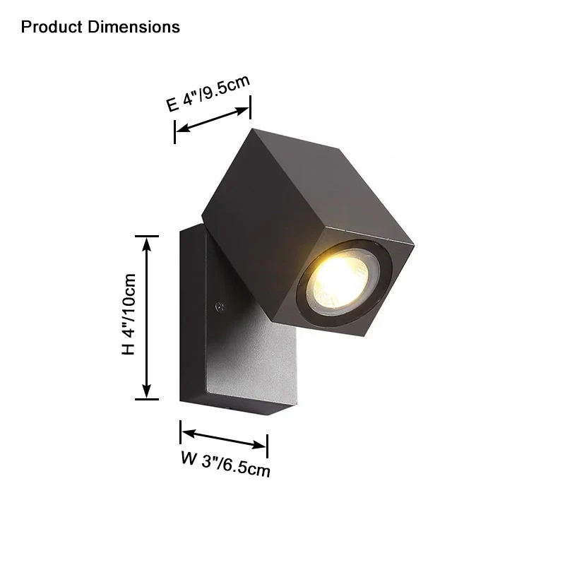 WOMO Adjustable Outdoor Wall Light-WM9068 - Image 4
