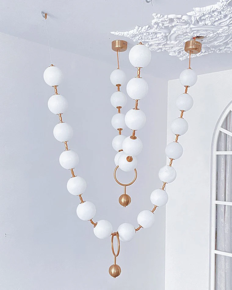 WOMO V-Pearl Adjustable Chandelier-WM2938 - Image 10