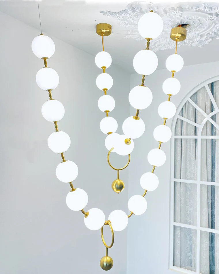 WOMO V-Pearl Adjustable Chandelier-WM2938 - Image 11
