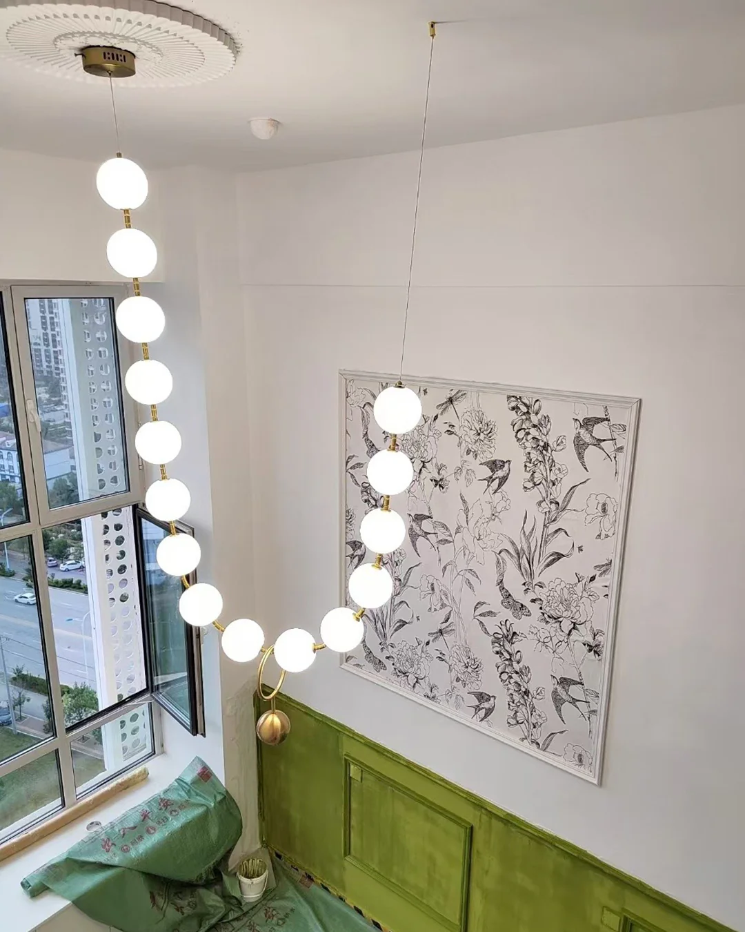 WOMO V-Pearl Adjustable Chandelier-WM2938 - Image 14