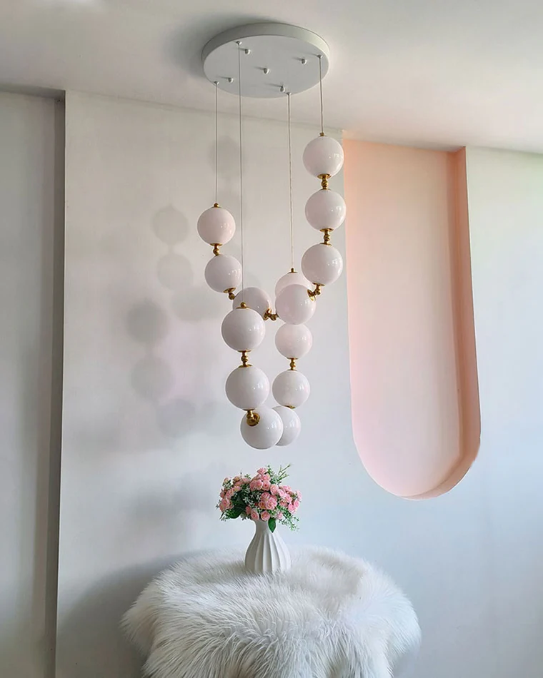 WOMO V-Pearl Adjustable Chandelier-WM2938 - Image 15