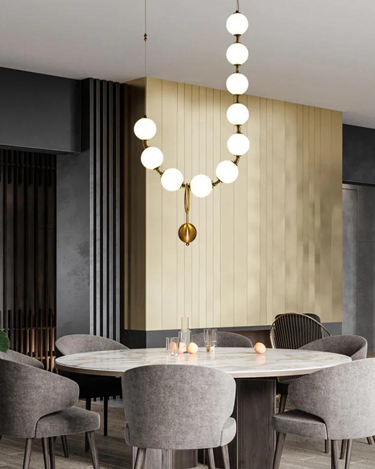 WOMO V-Pearl Adjustable Chandelier-WM2938 - Image 2