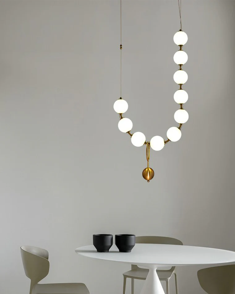 WOMO V-Pearl Adjustable Chandelier-WM2938 - Image 4