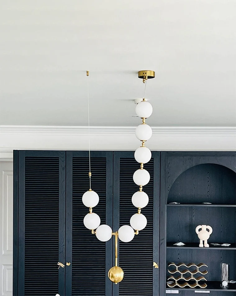 WOMO V-Pearl Adjustable Chandelier-WM2938 - Image 5