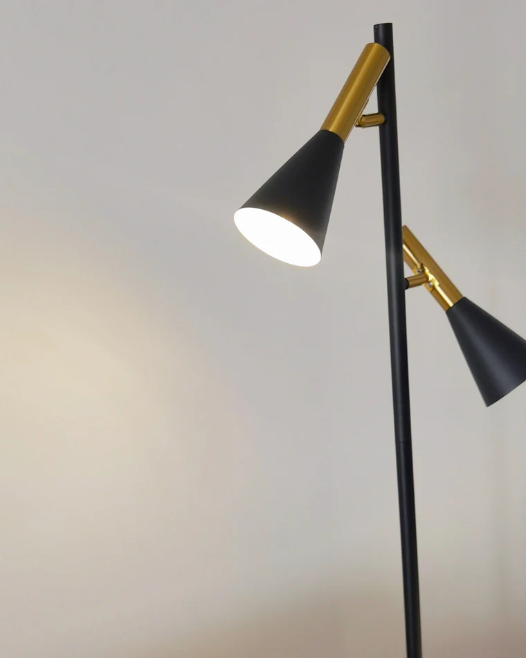 WOMO 2-bulb Adjustable Pole Floor Lamp-WM7067 - Image 15