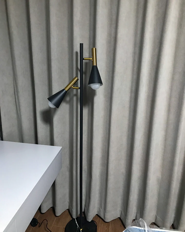 WOMO 2-bulb Adjustable Pole Floor Lamp-WM7067 - Image 16
