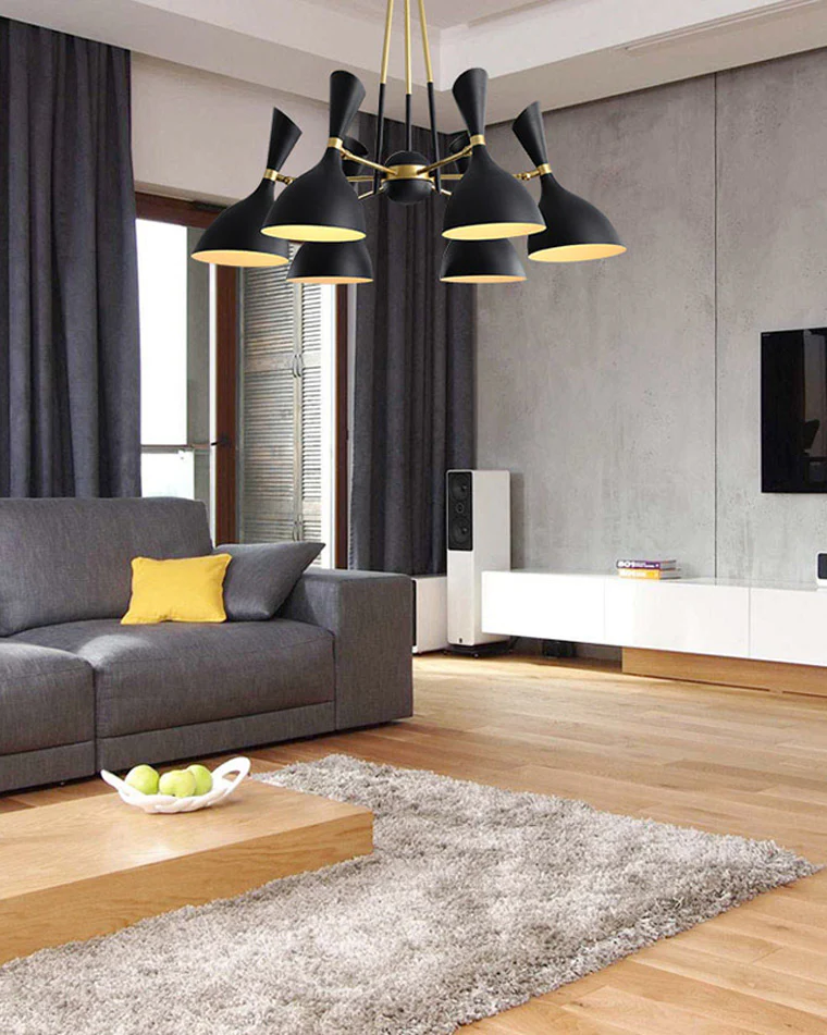 WOMO Adjustable Shaded Chandelier-WM2528 - Image 7