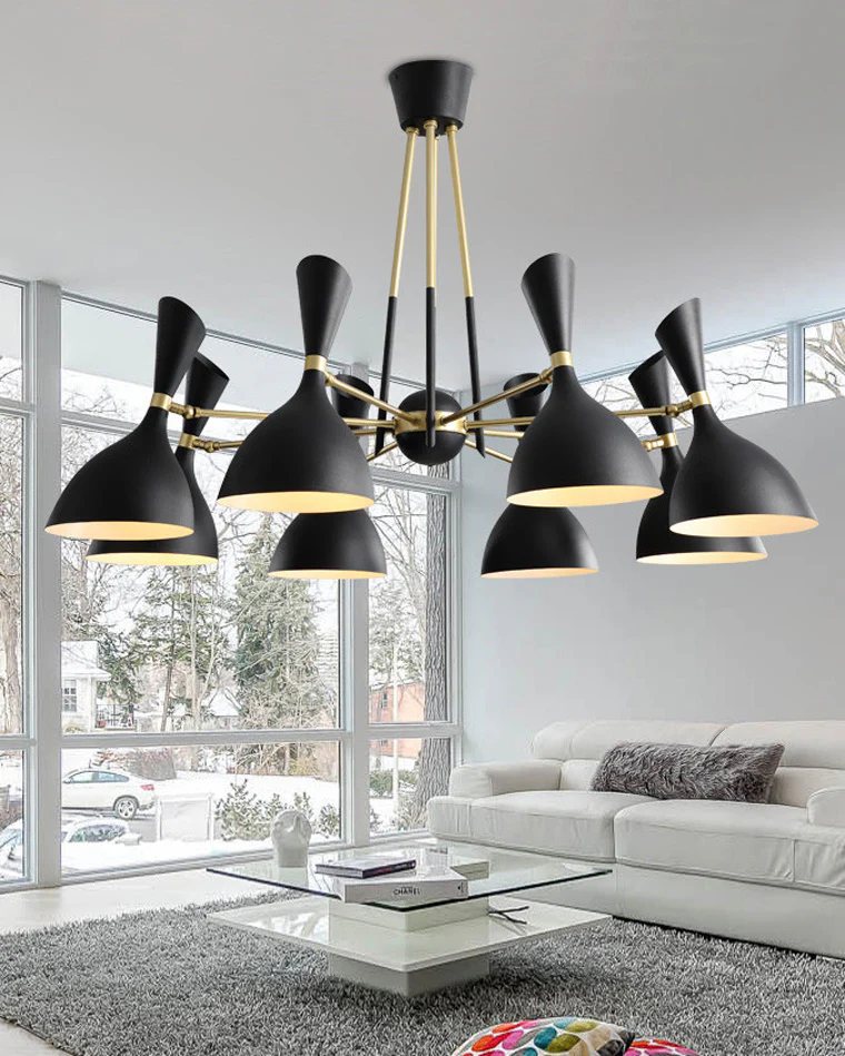 WOMO Adjustable Shaded Chandelier-WM2528 - Image 8