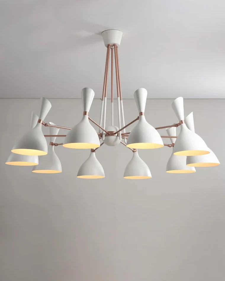 WOMO Adjustable Shaded Chandelier-WM2528 - Image 9