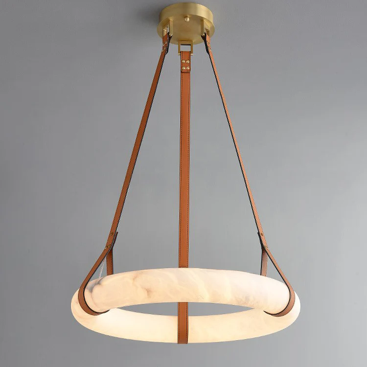 WOMO Alabaster Circular LED Chandelier-WM2874 - Image 23