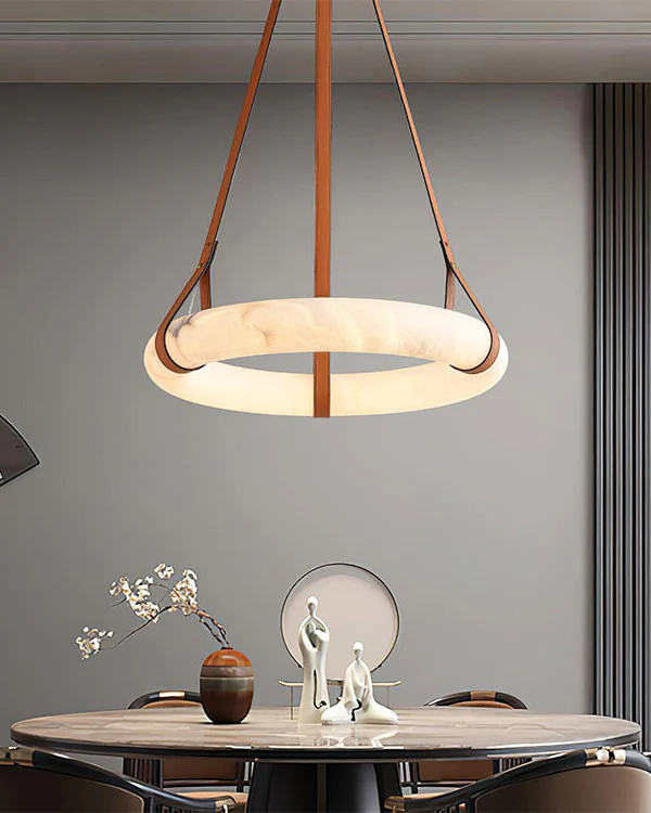 WOMO Alabaster Circular LED Chandelier-WM2874 - Image 5