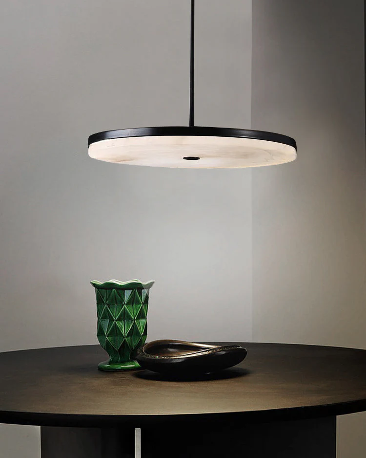 WOMO Disc Alabaster Pendant Light-WM2870 - Image 6